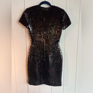 Vintage Ann Taylor black sequin dress